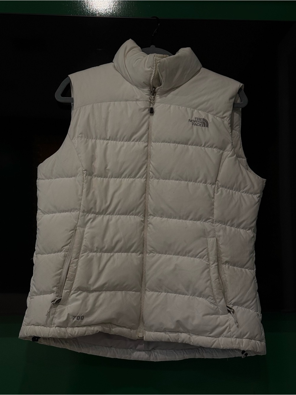 The North Face Women's Ivory White Puffer Vest